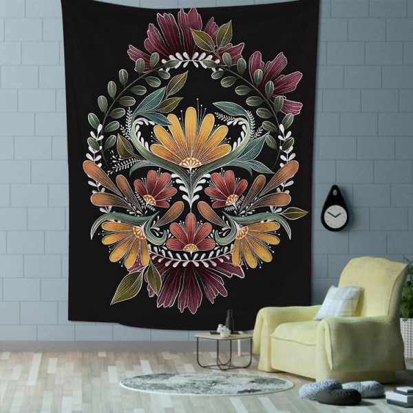 Flower - 130*145cm - Printed Tapestry