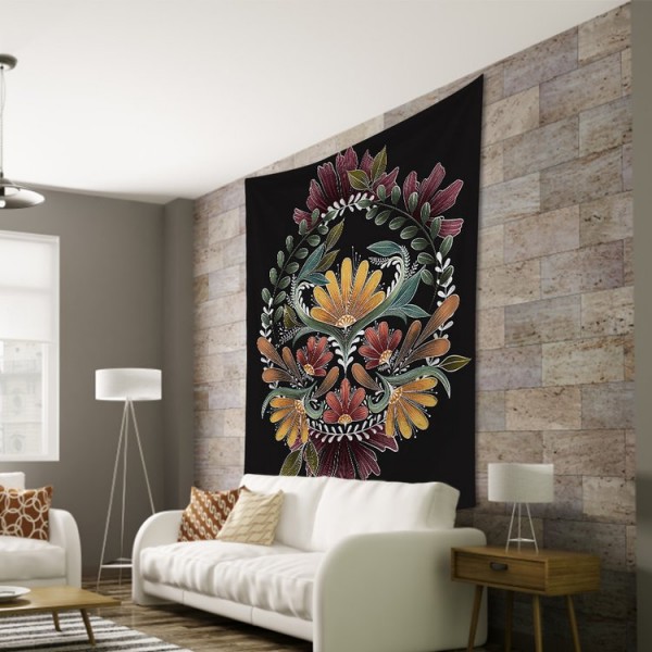 Flower - 130*145cm - Printed Tapestry