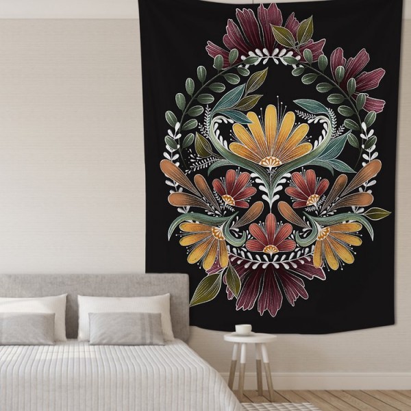 Flower - 130*145cm - Printed Tapestry