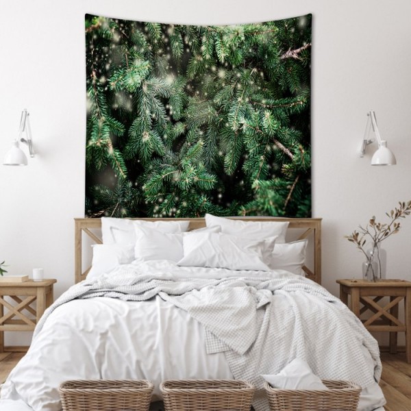 Christmas Leaves - 145*130cm - Printed Tapestry