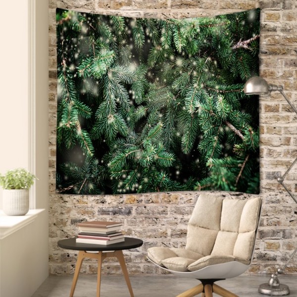 Christmas Leaves - 145*130cm - Printed Tapestry