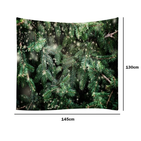 Christmas Leaves - 145*130cm - Printed Tapestry