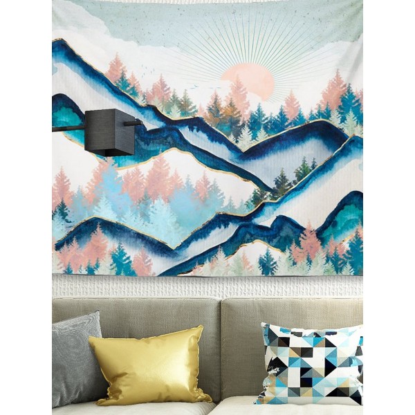 Sun Mountain Sandy - 145*130cm - Printed Tapestry