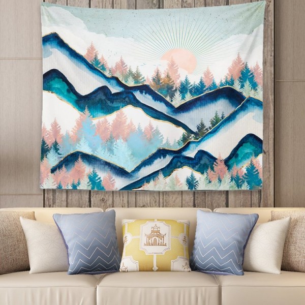 Sun Mountain Sandy - 145*130cm - Printed Tapestry