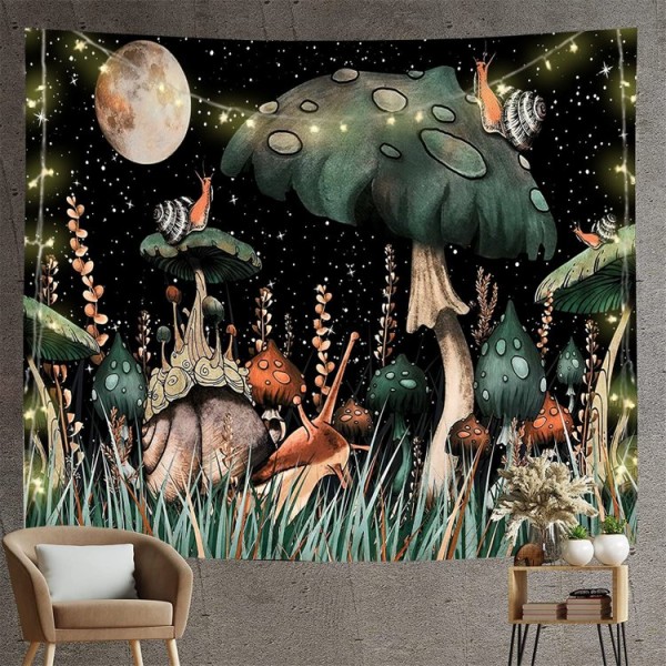 Mush Snail - 145*130cm - Printed Tapestry