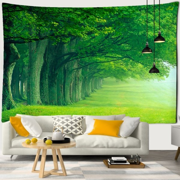 Green Forest - 145*130cm - Printed Tapestry