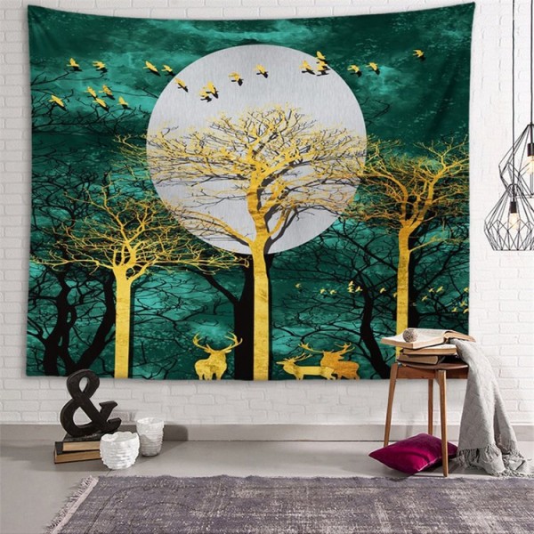 Night Scene - 145*130cm - Printed Tapestry