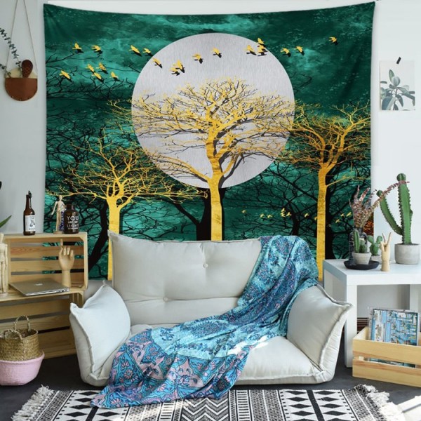 Night Scene - 145*130cm - Printed Tapestry