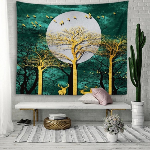 Night Scene - 145*130cm - Printed Tapestry