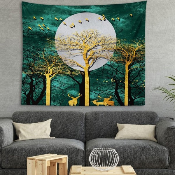 Night Scene - 145*130cm - Printed Tapestry