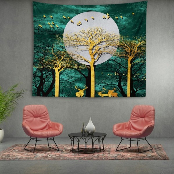 Night Scene - 145*130cm - Printed Tapestry