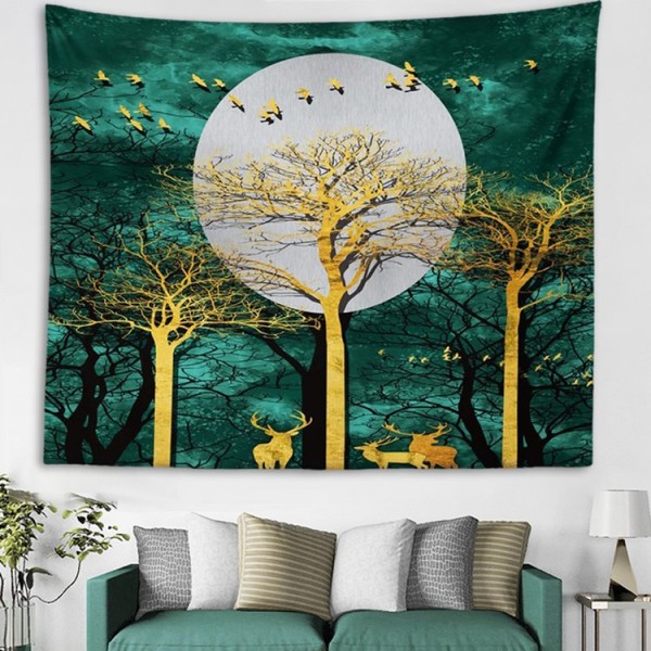 Night Scene - 145*130cm - Printed Tapestry