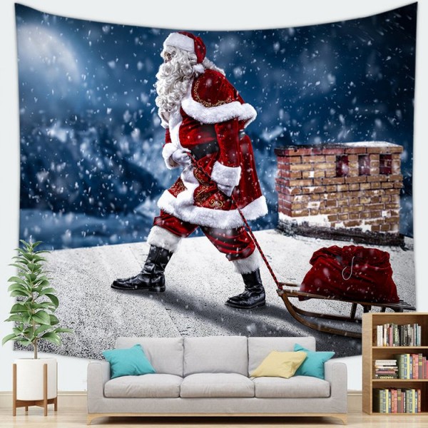 Santa Send Gifts - 145*130cm - Printed Tapestry