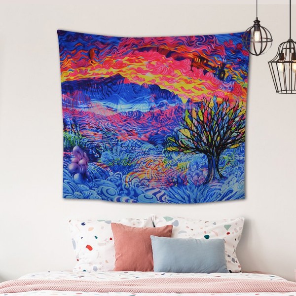 Colorful Mountains - 145*130cm - Printed Tapestry