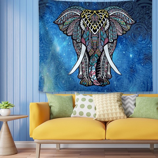 Elephant - 100*75cm - Printed Tapestry