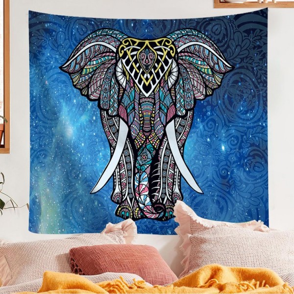 Elephant - 100*75cm - Printed Tapestry