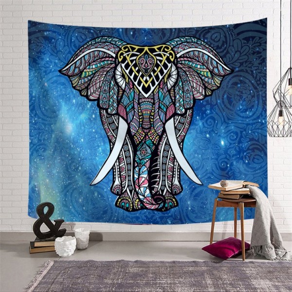 Elephant - 100*75cm - Printed Tapestry