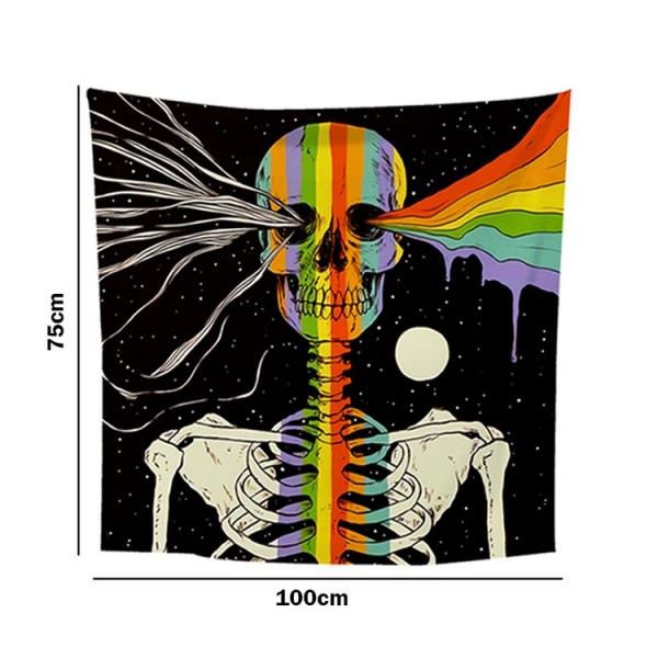 Skeleton - 100*75cm - Printed Tapestry