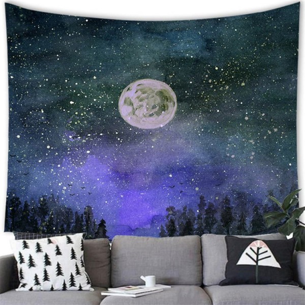 Moon - 100*75cm - Printed Tapestry