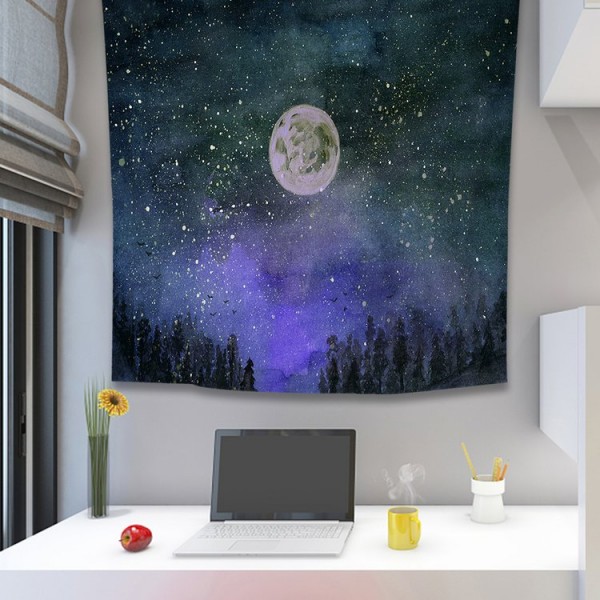 Moon - 100*75cm - Printed Tapestry