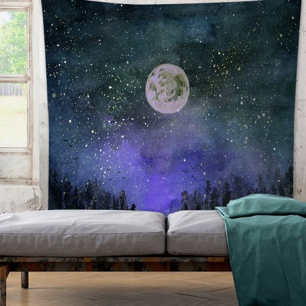 Moon - 100*75cm - Printed Tapestry