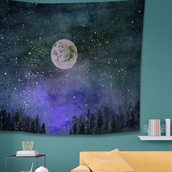 Moon - 100*75cm - Printed Tapestry