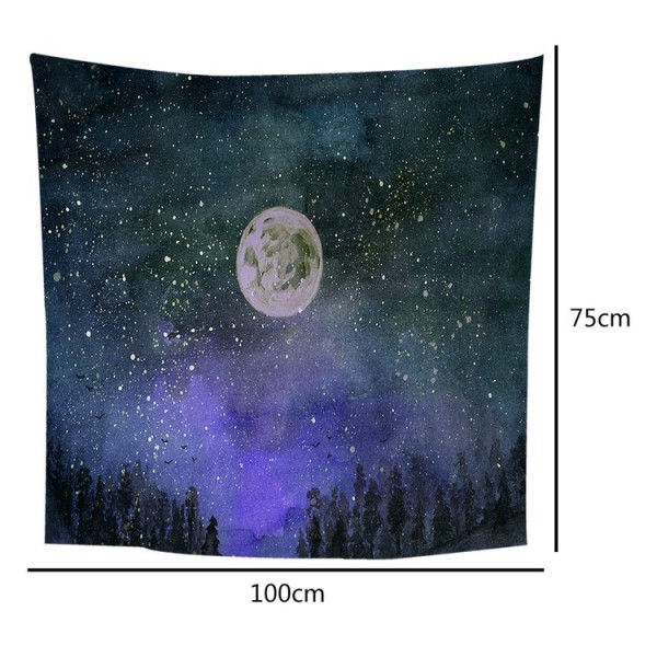 Moon - 100*75cm - Printed Tapestry