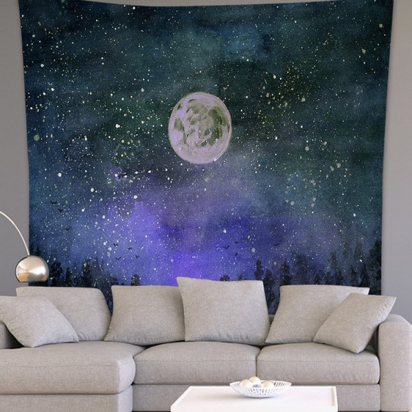 Moon - 100*75cm - Printed Tapestry