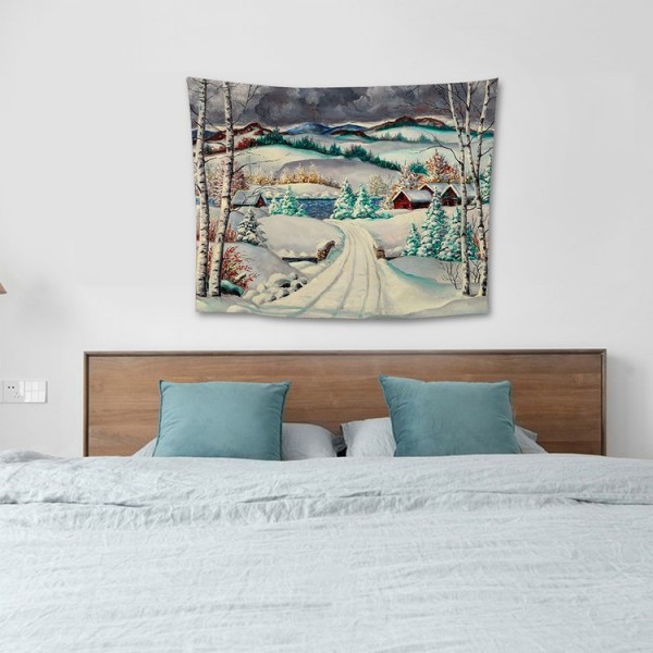 Snow Landscape - 100*75cm - Printed Tapestry