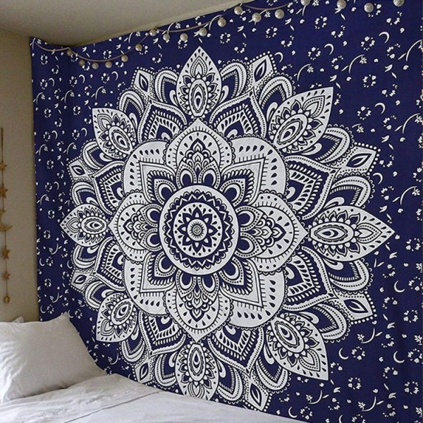 Lotus Mandala   Yoga - 100*75cm - Printed Tapestry