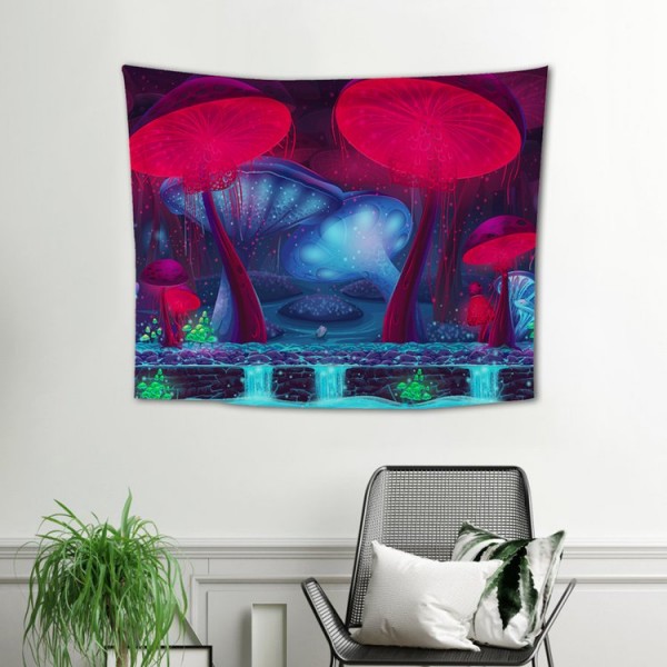 Mushroom - 100*75cm - Printed Tapestry