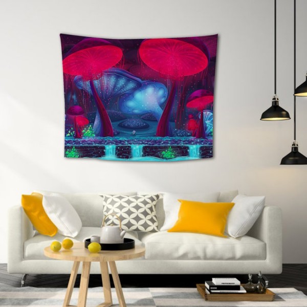 Mushroom - 100*75cm - Printed Tapestry