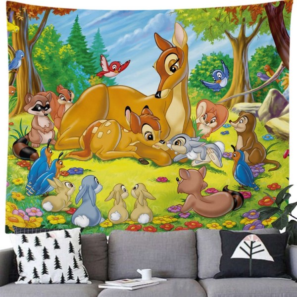 Fairy Tale Zoo Coon - 100*75cm - Printed Tapestry