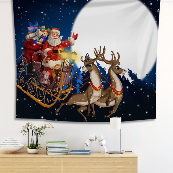 Christmas Santa - 100*75cm - Printed Tapestry