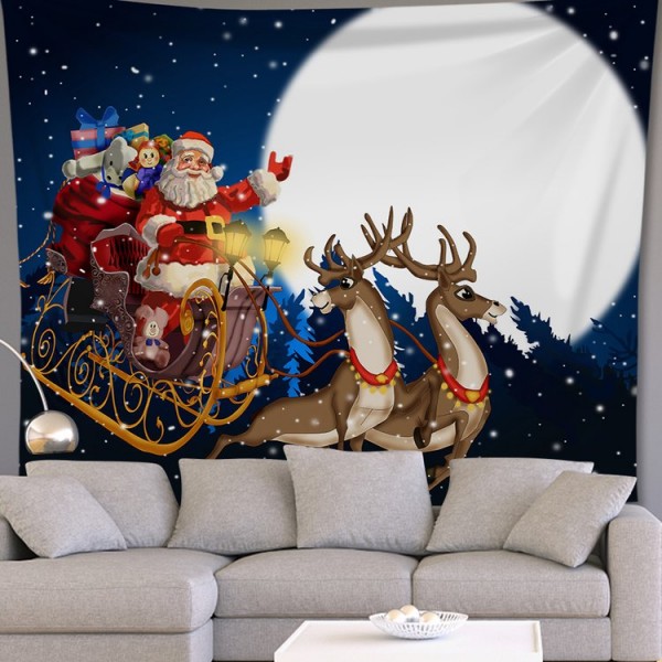 Christmas Santa - 100*75cm - Printed Tapestry