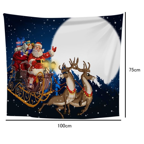 Christmas Santa - 100*75cm - Printed Tapestry