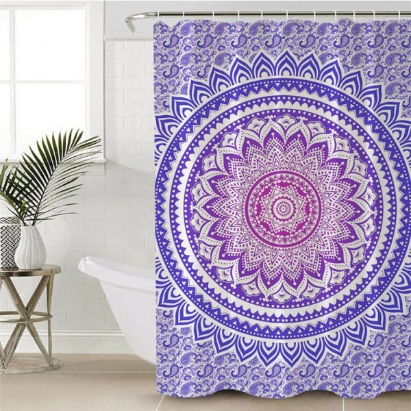 Mandala - Print Shower Curtain