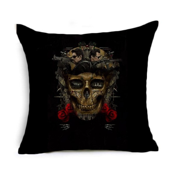 Skull - Linen Pillowcase