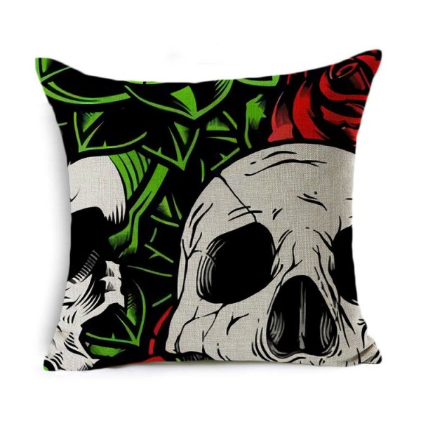 Skull - Linen Pillowcase