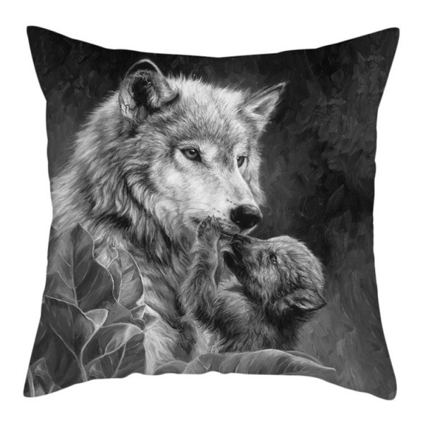 Wolf - Linen Pillowcase