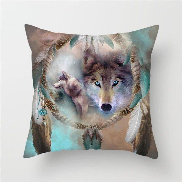 Wolf - Linen Pillowcase