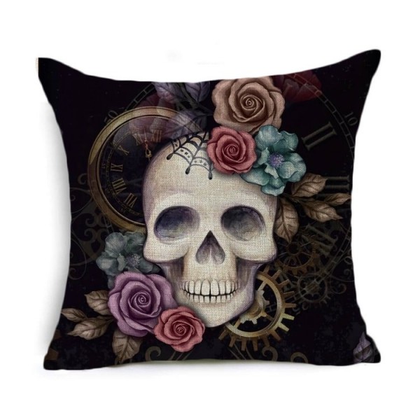 Skull - Linen Pillowcase