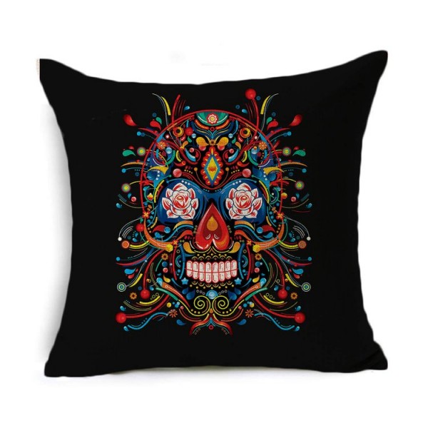 Skull - Linen Pillowcase