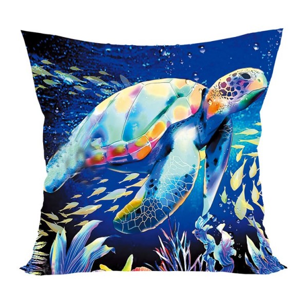 Sea turtle - UV Black Light Pillowcase- Double Sided