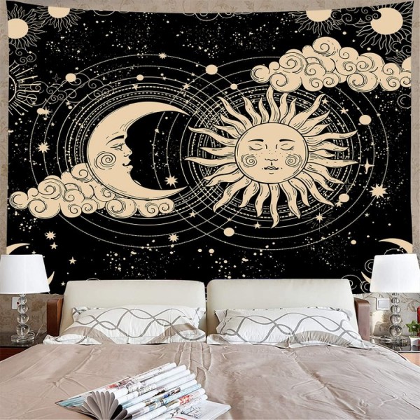 Sun and Moon - Printed Tapestry