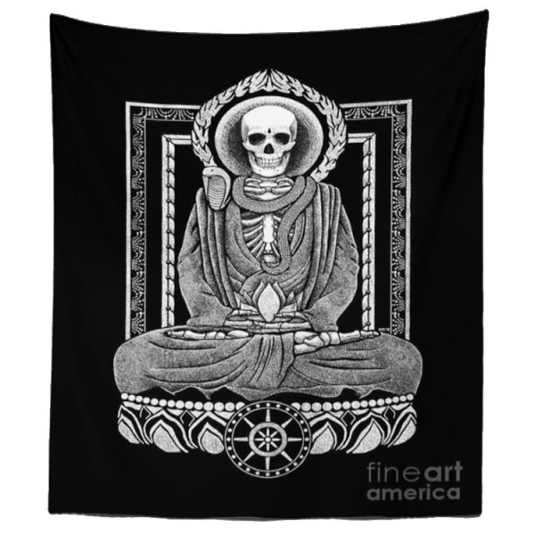 Skull - Printed Tapestry