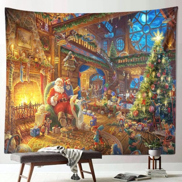 Santa Claus - Printed Tapestry