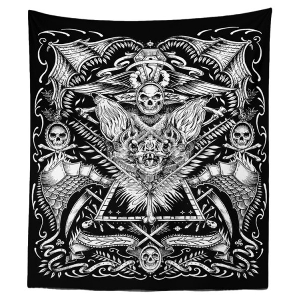 Dark Skull - Printed Tapestry