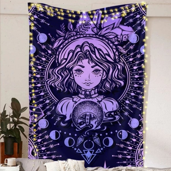 Purple Alice - Printed Tapestry