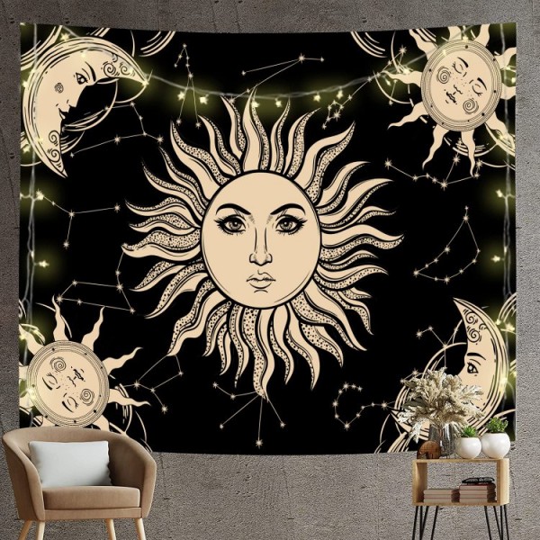 Sun and Moon - Printed Tapestry